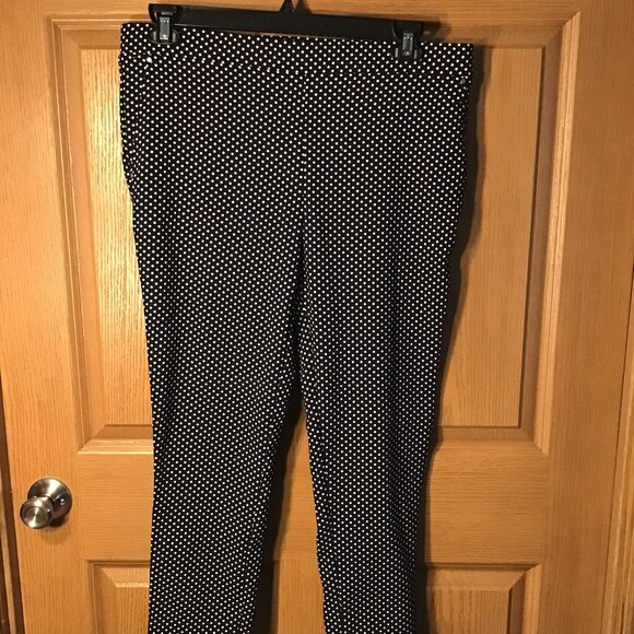 Jones New York Polka Dot Ankle Pants - Picture 1 of 2